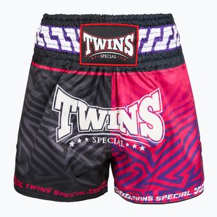 Pantaloncini da allenamento Twins Special Muay Thai Twins Maze brown/pink/blue/white