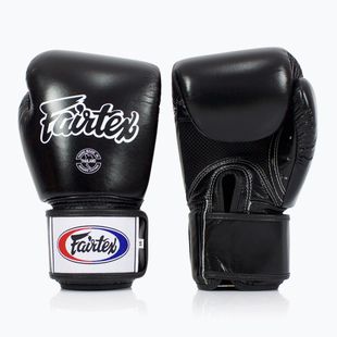 Guanti da boxe neri traspiranti Fairtex Universal