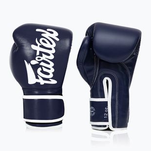 Guanti Fairtex in microfibra blu a dita nude