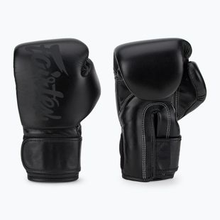 Fairtex Microfiber Art Collection Guanti neri a dita nude solidi