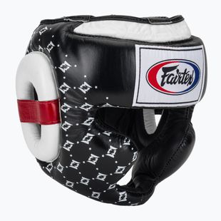 Casco da boxe Fairtex Super Sparring nero/bianco