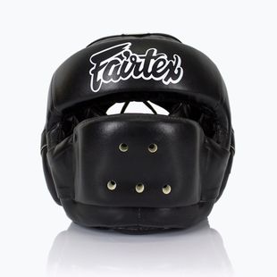Casco da boxe Fairtex Full Face Protector nero