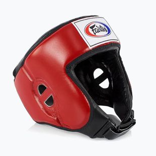 Casco da competizione Fairtex Muay Thai & Kickboxing rosso