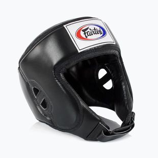 Casco protettivo Fairtex Muay Thai & Kickboxing Competition nero