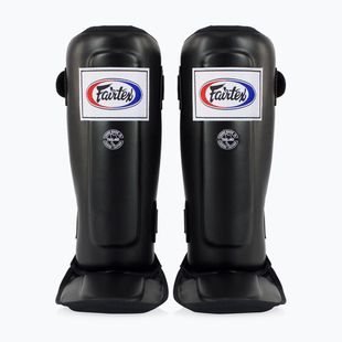 Fairtex In-Step Protezioni tibia a doppia imbottitura nero