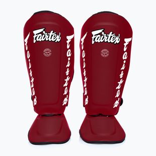 Parastinchi staccabili Fairtex, ovvero protezioni per la tibia. "Rosso "Twister