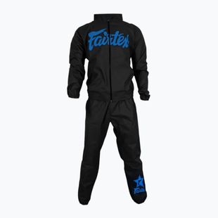 Tuta sauna Fairtex Vinile nero/blu