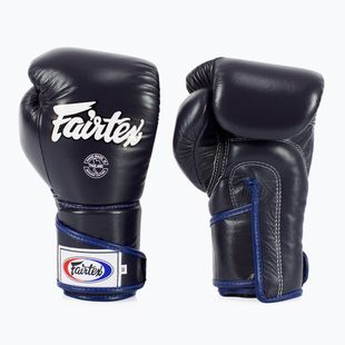 Guantoni da boxe Fairtex Stylish Angular Sparring - Pollice bloccato blu