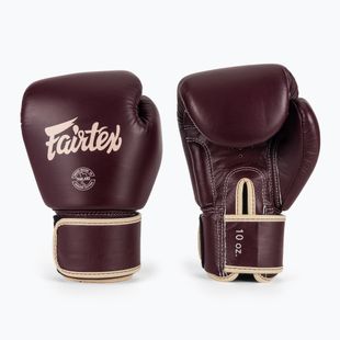 Guantoni da boxe in vera pelle Fairtex marrone