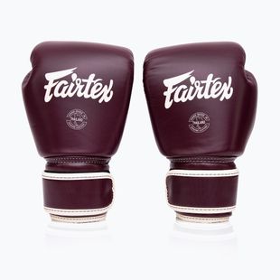 Guantoni da boxe in vera pelle Fairtex marrone