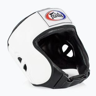 Casco da boxe Fairtex Muay Thai & Kickboxing Competition bianco