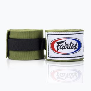 Fairtex Handwraps bende da boxe 300 cm oliva