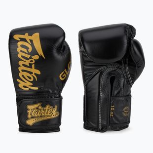 Guanti da boxe Fairtex Glory Competition Lace Velcro nero