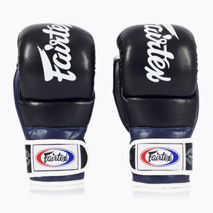 Guanti da grappling Fairtex Super Sparring nero/blu