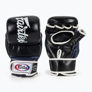 Guanti da grappling Fairtex Super Sparring nero/blu