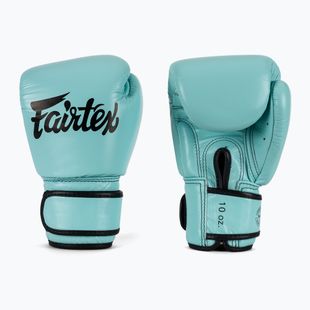 Guantoni da boxe in vera pelle Fairtex blu