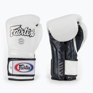 Guanti da boxe Fairtex Heavy Hitter's Mexican Style bianco/blu