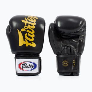 Guanti da boxe Fairtex Deluxe Tight-Fit neri