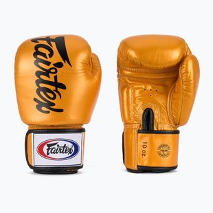 Guantoni da boxe dorati Fairtex Deluxe Tight-Fit