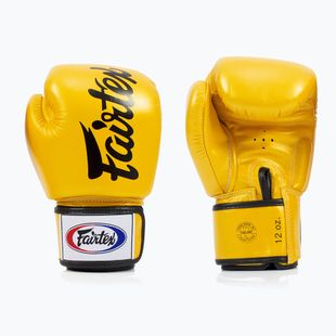 Guantoni da boxe dorati Fairtex Deluxe Tight-Fit