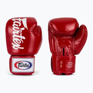 Guanti da boxe Fairtex Deluxe Tight-Fit rossi