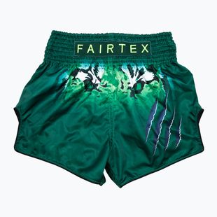 Pantaloncini da allenamento Fairtex Muay Thai BS1913 'Tonna' verde