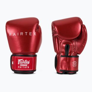 Guantoni da boxe Fairtex Metallic rosso