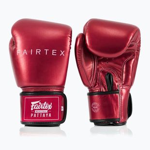 Guantoni da boxe Fairtex Metallic rosso