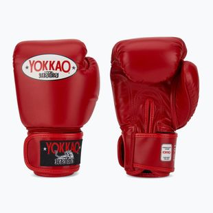 Guanti da boxe da uomo YOKKAO Matrix rosso