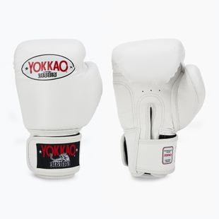 Guanti da boxe da uomo YOKKAO Matrix bianco