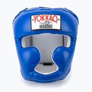 Casco da boxe da uomo YOKKAO Training blu
