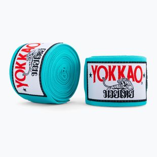 Bende da boxe YOKKAO Premium Handwrap blu cielo