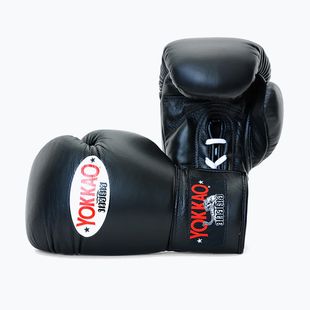 YOKKAO Matrix Lace Up guantoni da boxe uomo nero