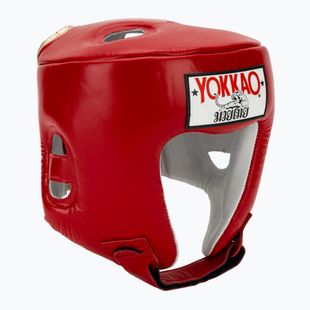 Casco da boxe YOKKAO Competition red