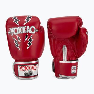 Guanti da boxe da uomo YOKKAO Stadium rosso
