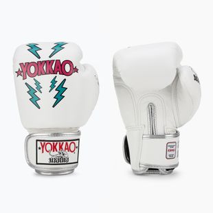 Guanti da boxe da uomo YOKKAO Stadium bianco