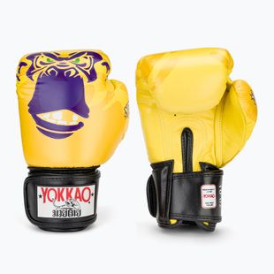 Guanti da boxe da uomo YOKKAO Primate giallo