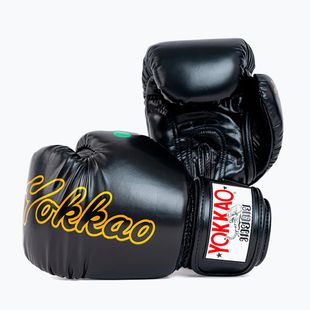 Guanti da boxe da uomo YOKKAO Wax nero