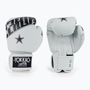 Guantoni da boxe YOKKAO Lettering Boxing white