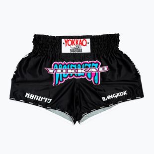 Pantaloncini da allenamento YOKKAO East Club Fight neri da uomo
