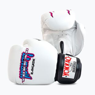 Guantoni da boxe da uomo YOKKAO East Club white