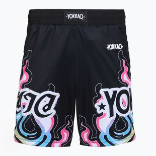Pantaloncini da allenamento uomo YOKKAO Flames Workout black