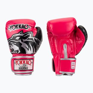 Guantoni da boxe YOKKAO Original Boxing Gloves fuchsia
