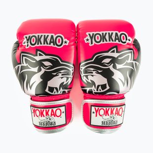 Guantoni da boxe YOKKAO Original Boxing Gloves fuchsia