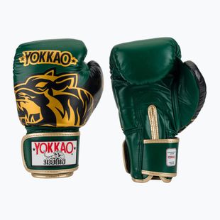 Guantoni da boxe YOKKAO Original Boxing Gloves forest green