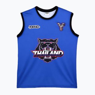 Maglietta da allenamento da uomo YOKKAO Tiger Workout Tank Top blue