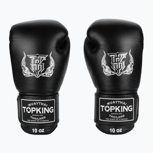 Top King Muay Thai Ultimate guanti da boxe neri