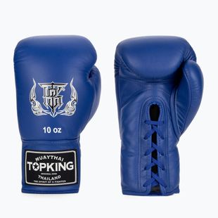 Top King Muay Thai Pro guanti da boxe blu