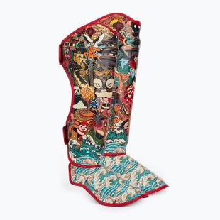 Protezioni per tibia e piede Top King Chain nero