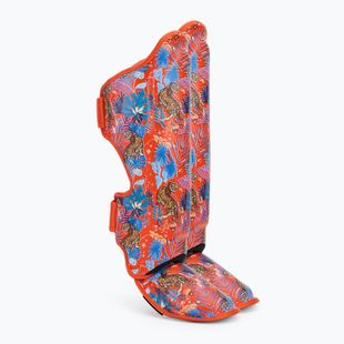 Protezioni per tibia e piede Top King Wild Tiger arancione